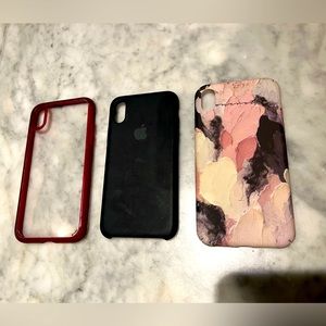 3️⃣for$20/$10 each, Various iPhone XS phone cases